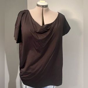 Torrid Black off the shoulder active tee